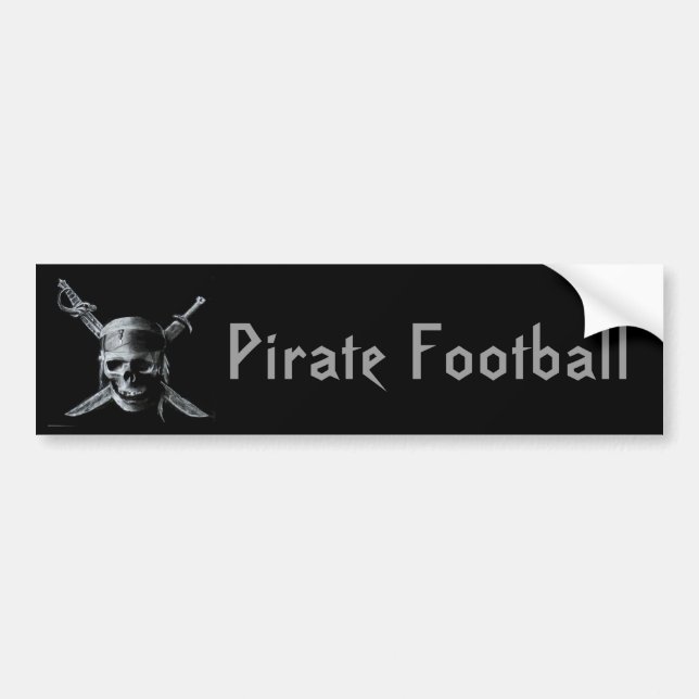 Pegatina Para Coche Pirate_by_mo013-741289, fútbol del pirata (Frente)