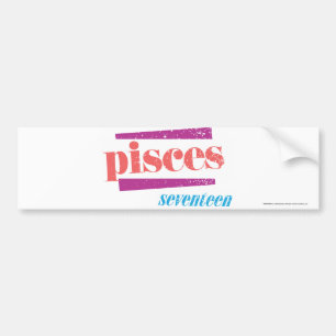 Pegatina Para Coche Piscis LtPink