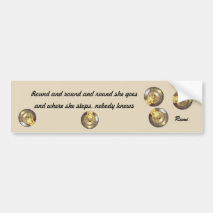 Pegatina Para Coche Pithy Bumper Sticker de RUMI