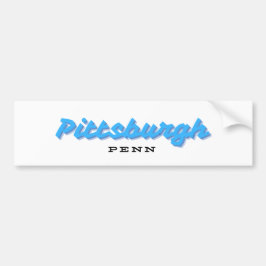 Pegatina Para Coche Pittsburgh Pensilvania