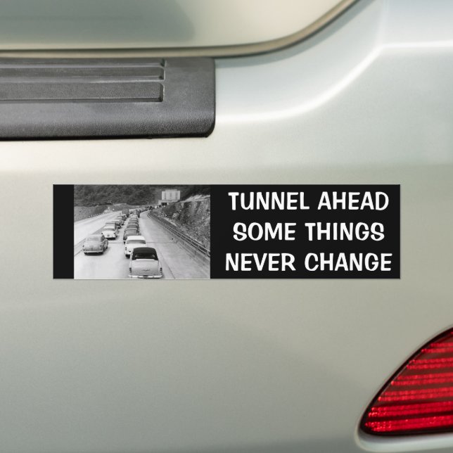 PEGATINA PARA COCHE PITTSBURGH TUNNEL HUMOR BUMPER STICKER (en coche)