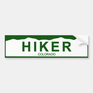 Pegatina Para Coche placa de Colorado nueva - CAMINANTE