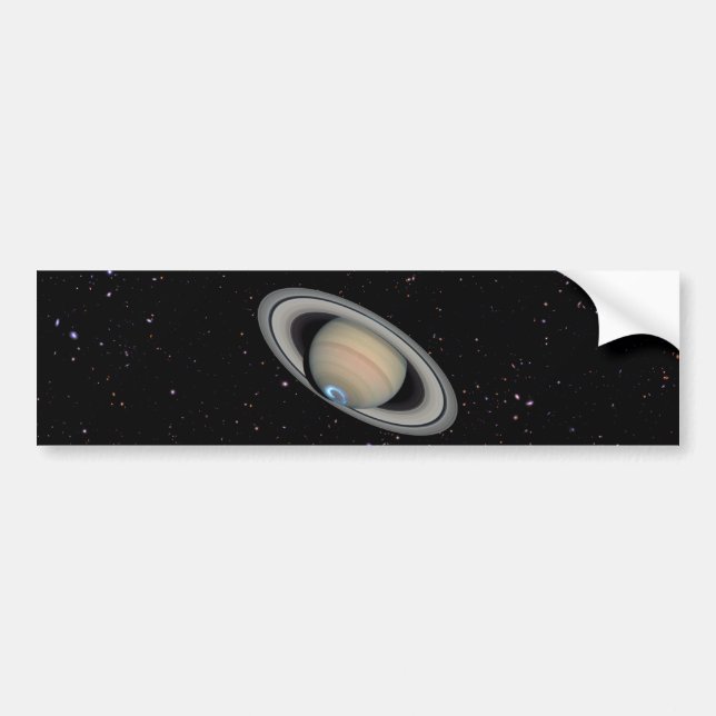 Pegatina Para Coche Planet Saturn Starry Sky (Frente)