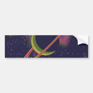 Pegatina Para Coche Planetas y estrellas