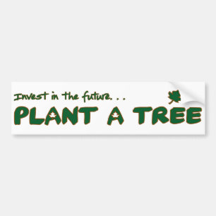 Pegatina Para Coche ¡Plantar un árbol!