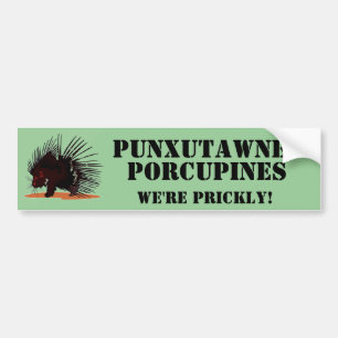 Pegatina Para Coche Plantilla de los puercos espines