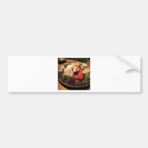 Pegatina Para Coche Plate Wasabi Japón Sushi Power Fish Asia