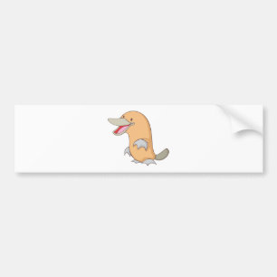 Pegatina Para Coche Platypus feliz