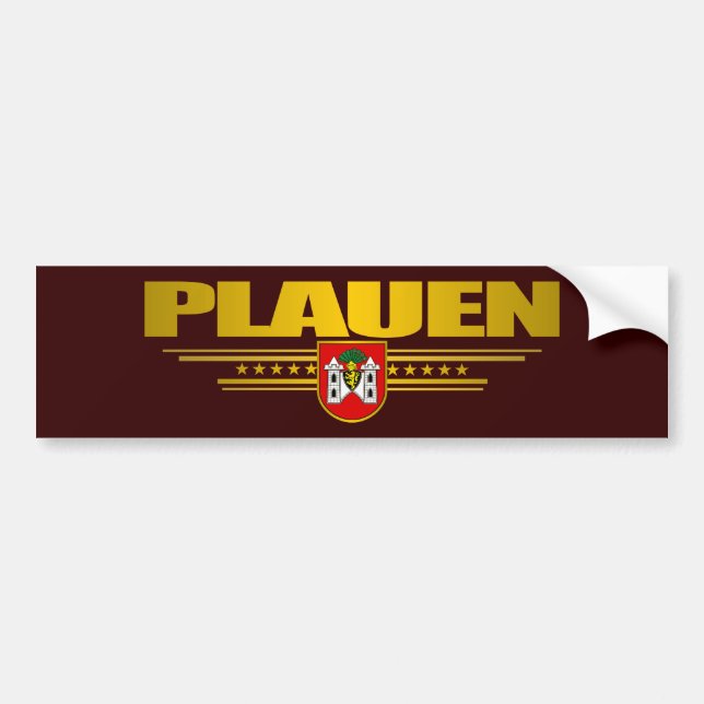 Pegatina Para Coche Plauen (Frente)