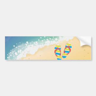 Pegatina Para Coche Playa