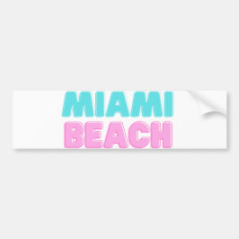 Pegatina Para Coche Playa de Miami