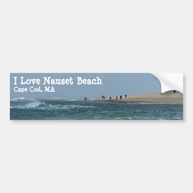 Pegatina Para Coche Playa Nauset Light (Frente)