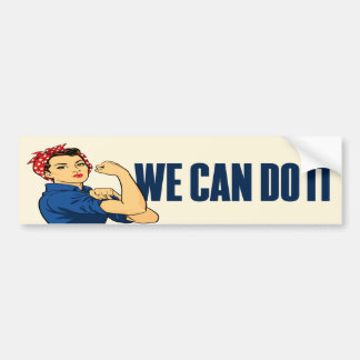 Pegatina Para Coche Podemos hacerlo Rosie Riveter