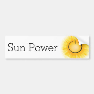 Pegatina Para Coche Poder de Sun para EVs