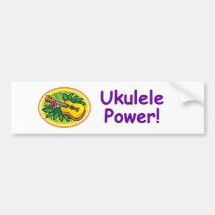 Pegatina Para Coche ¡Poder del Ukulele!