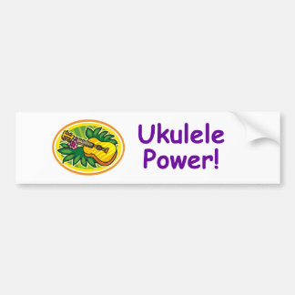 Pegatina Para Coche ¡Poder del Ukulele!