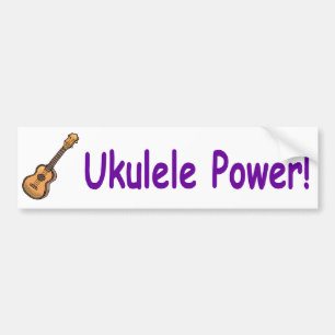 Pegatina Para Coche ¡Poder del Ukulele!