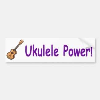 Pegatina Para Coche ¡Poder del Ukulele!