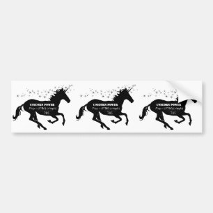 Pegatina Para Coche Poder del unicornio