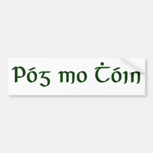 Pegatina Para Coche Póg MES Thóin