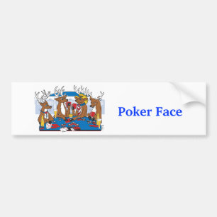 Pegatina Para Coche Poker Face Deer
