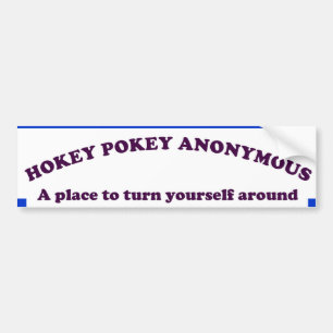 PEGATINA PARA COCHE POKEY DE HOKEY ANÓNIMO