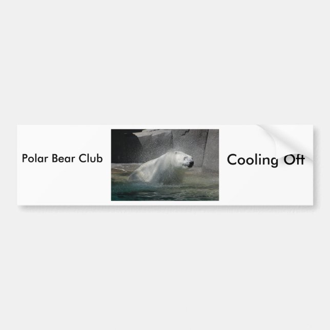 Pegatina Para Coche Polar Bears (Frente)