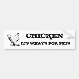 Pegatina Para Coche POLLO es cuál está para los mascotas