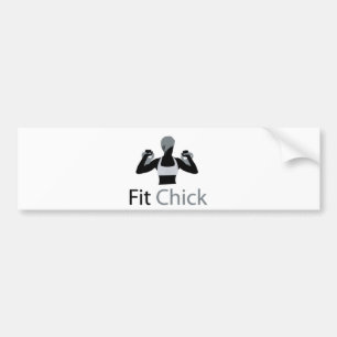 Pegatina Para Coche Polluelo apto con Kettlebells