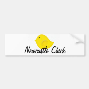 Pegatina Para Coche Polluelo de Newcastle