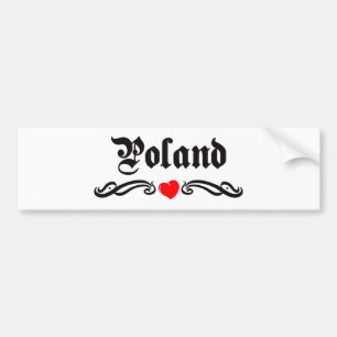 Pegatina Para Coche Polonia