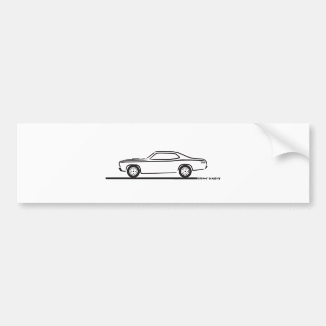 Pegatina Para Coche Polvo de Plymouth (Frente)