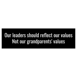 Pegatina Para Coche Poner Fin A La Gerontocracia Estadounidense: Límit