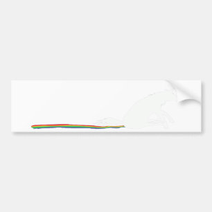 Pegatina Para Coche poo del unicornio