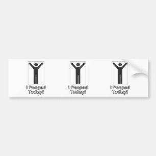 Pegatina Para Coche Pooped hoy