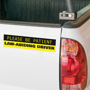 Pegatina Para Coche Por Favor Sean Pacientes, Conductores Que Respeten