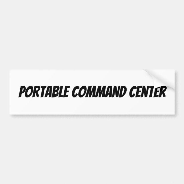 Pegatina Para Coche portable command center (Frente)