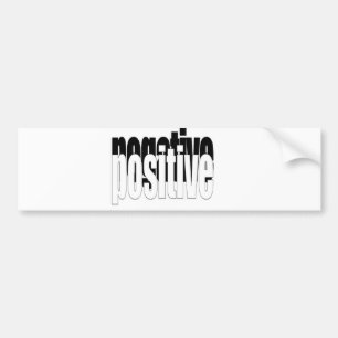 Pegatina Para Coche Positivo Y Negativo