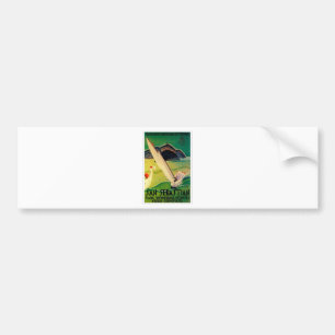 Pegatina Para Coche Poster Donostia San Sebastián del viaje del