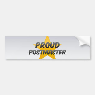 Pegatina Para Coche Postmaster orgulloso