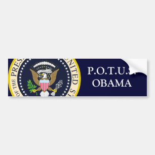 PEGATINA PARA COCHE POTUS OBAMA