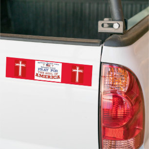 PEGATINA PARA COCHE PRAY FOR AMERICA