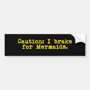 Pegatina Para Coche Precaución Al Frenar Por Las Sirenas
