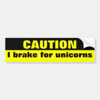 Precaución, freno para los unicornios