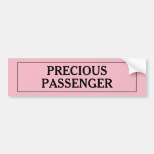 Pegatina Para Coche Precious Passenger Girl