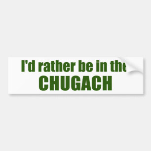 Pegatina Para Coche Preferiría Estar En El Chugach