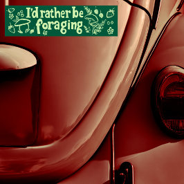 Pegatina Para Coche PREFERIRÍA ESTAR PREOCUPANDO plantas de champiñone