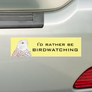 Pegatina Para Coche Preferiría Estar Vigilando Aves