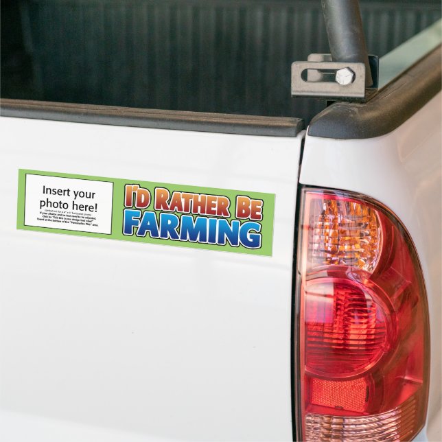 Pegatina Para Coche ¡Prefiero ser agricultor! (agricultura virtual) (En Camión)
