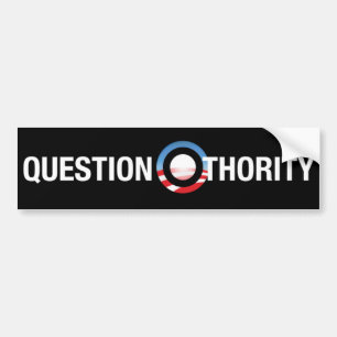 Pegatina Para Coche Pregunta O-thority
